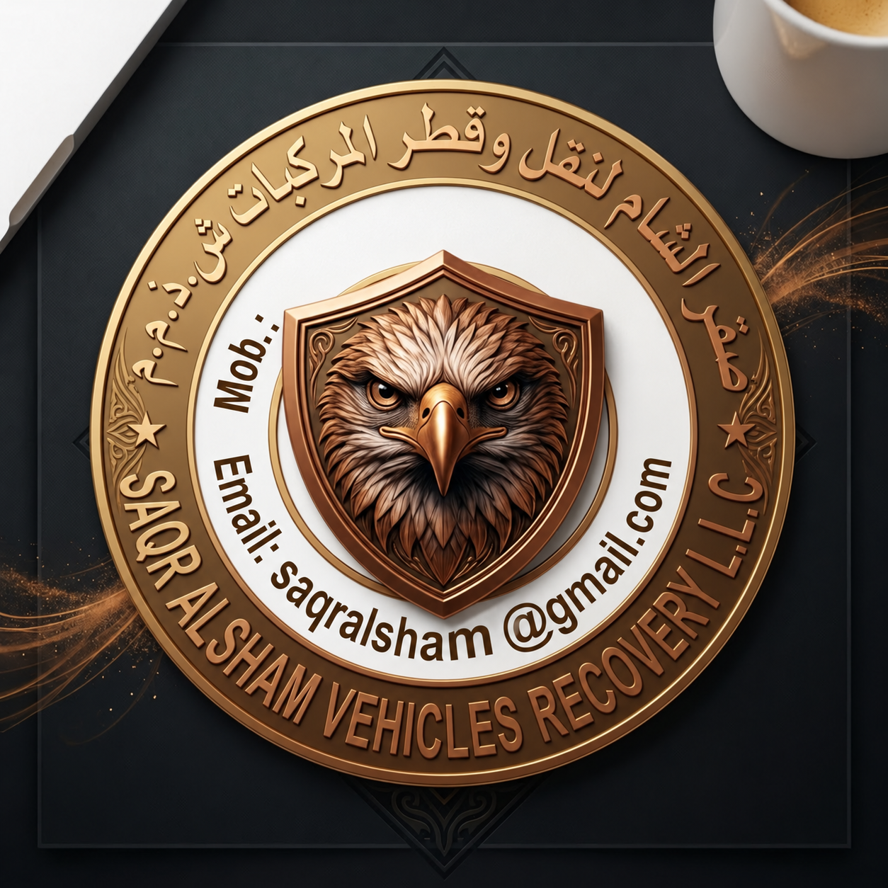 Saqer Al Sham Recovery emblem